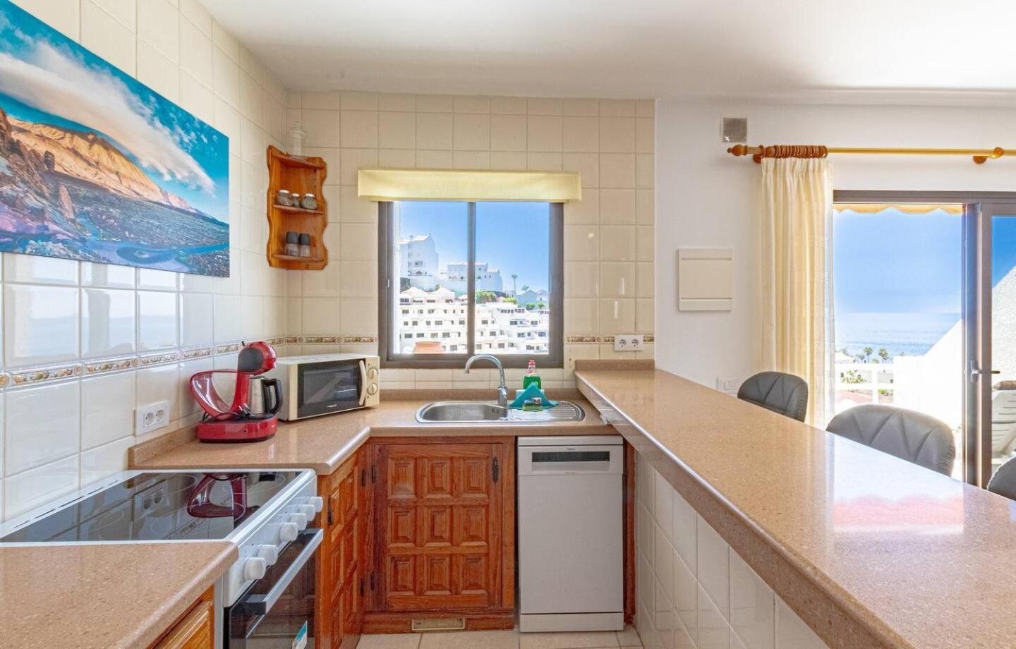 Sunny Oceanview Terrace By Dream Homes Tenerife Acantilado de los Gigantes Εξωτερικό φωτογραφία