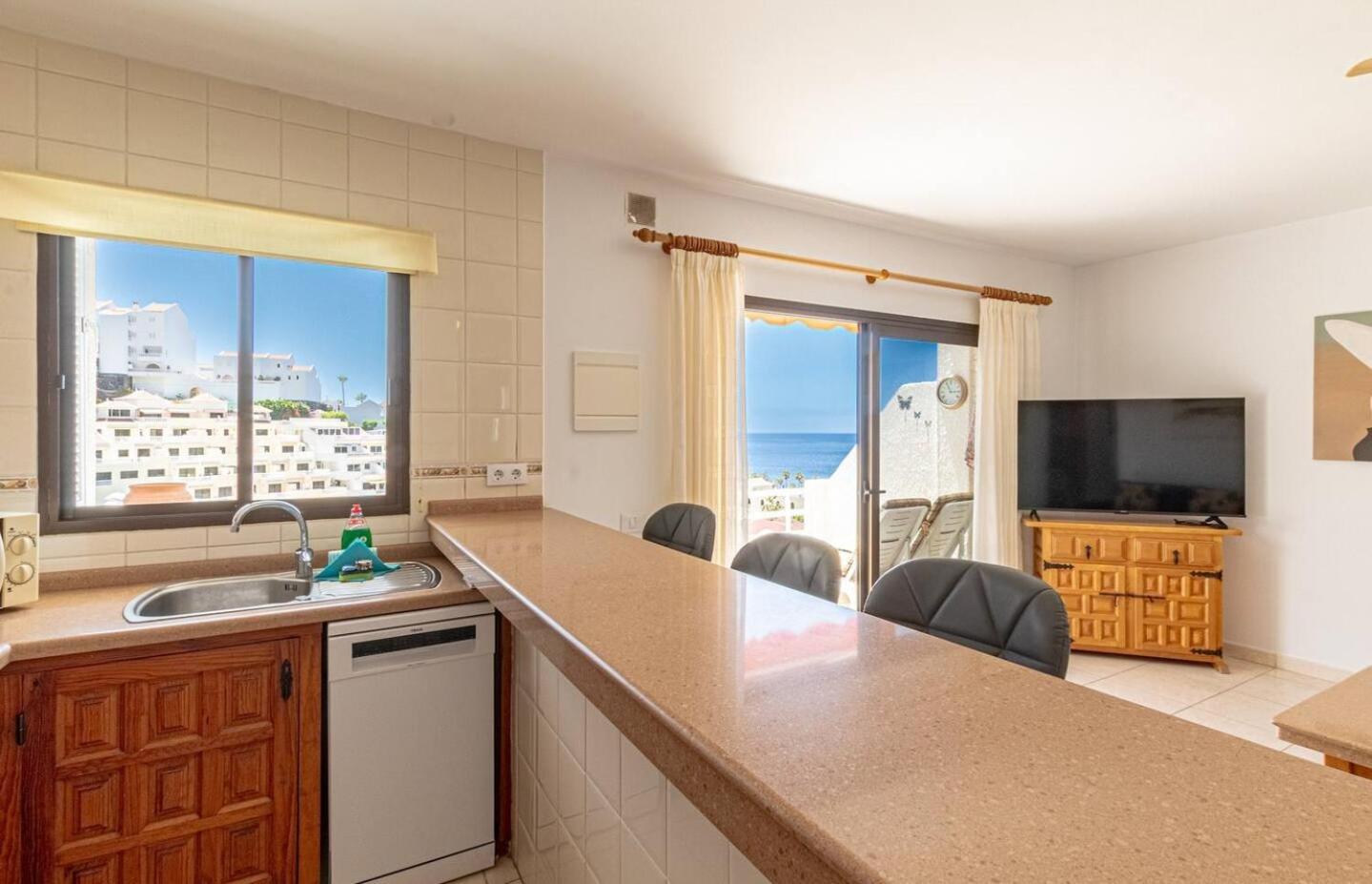 Sunny Oceanview Terrace By Dream Homes Tenerife Acantilado de los Gigantes Εξωτερικό φωτογραφία