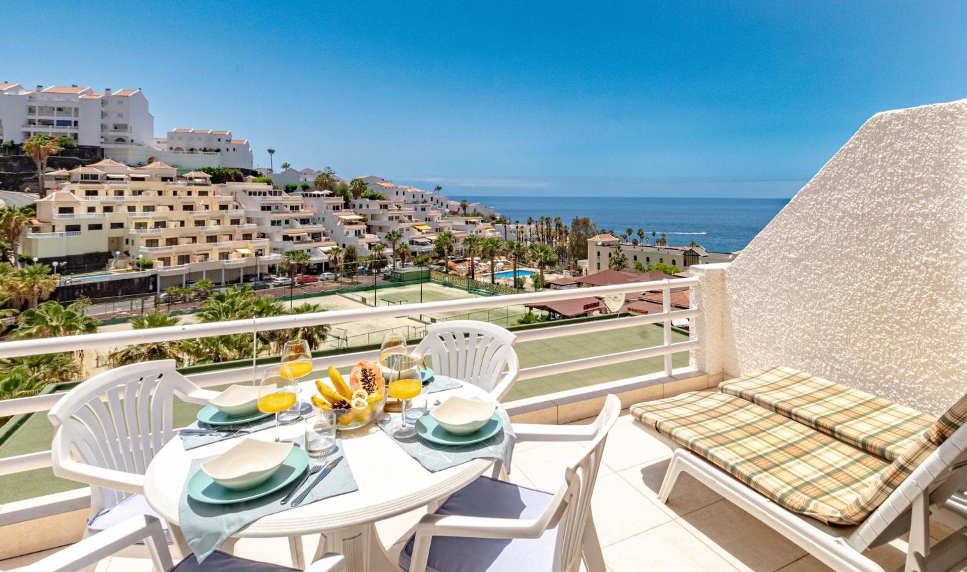 Sunny Oceanview Terrace By Dream Homes Tenerife Acantilado de los Gigantes Εξωτερικό φωτογραφία