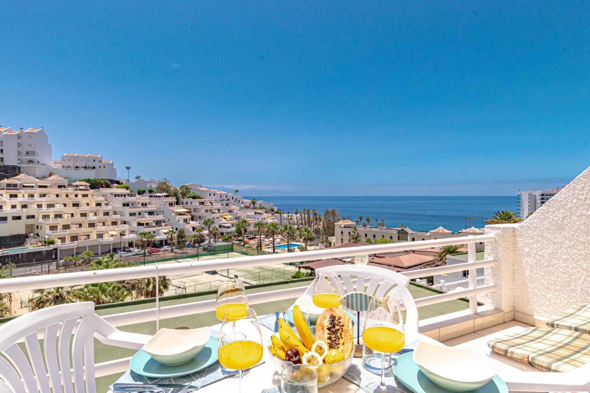 Sunny Oceanview Terrace By Dream Homes Tenerife Acantilado de los Gigantes Εξωτερικό φωτογραφία
