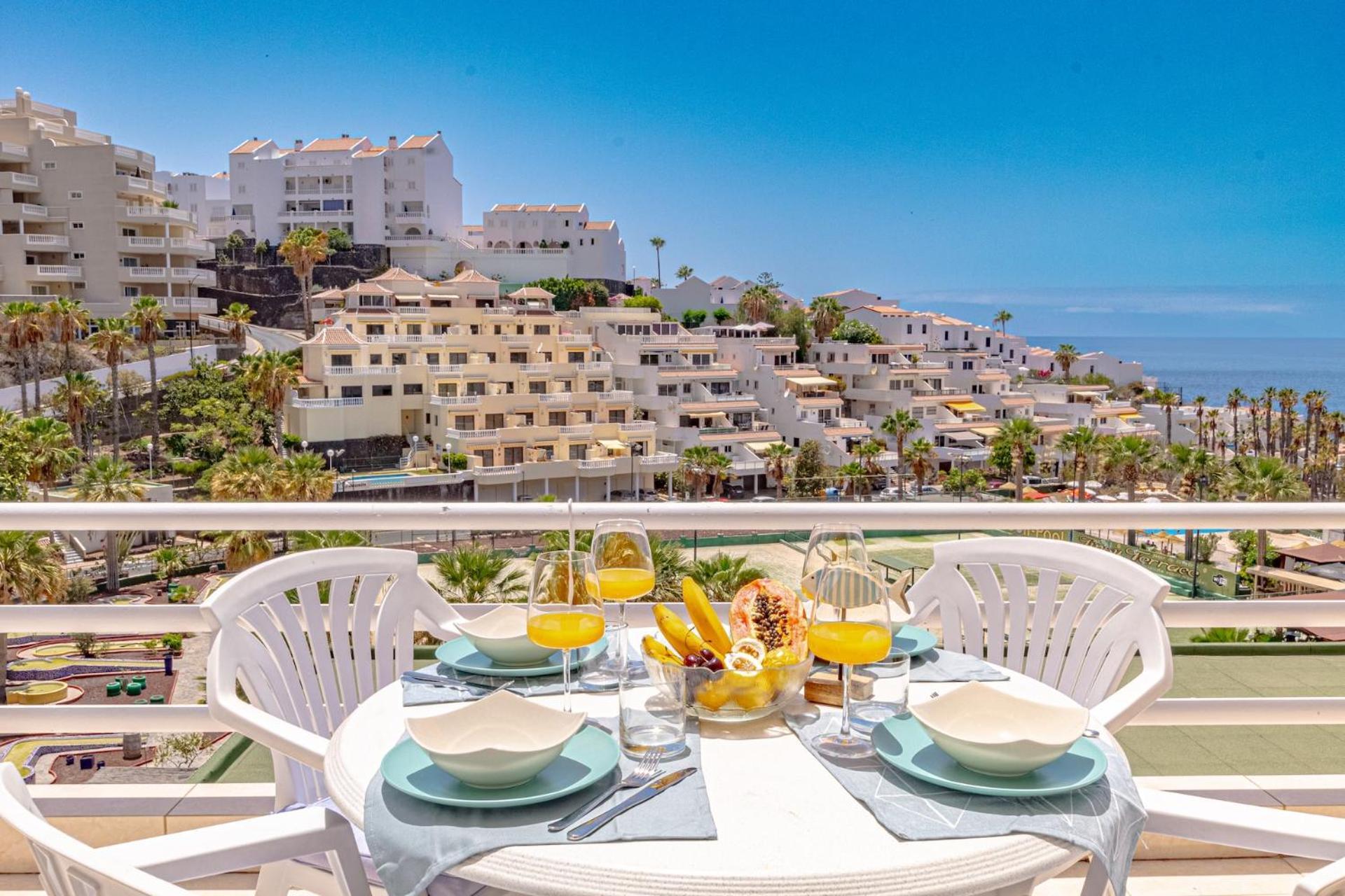 Sunny Oceanview Terrace By Dream Homes Tenerife Acantilado de los Gigantes Εξωτερικό φωτογραφία